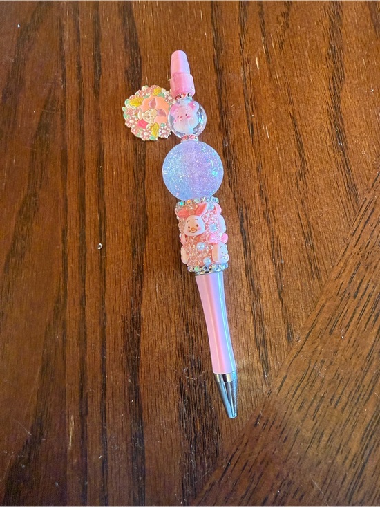 Other - Pink Decorative Beaded Ballpoint Pen